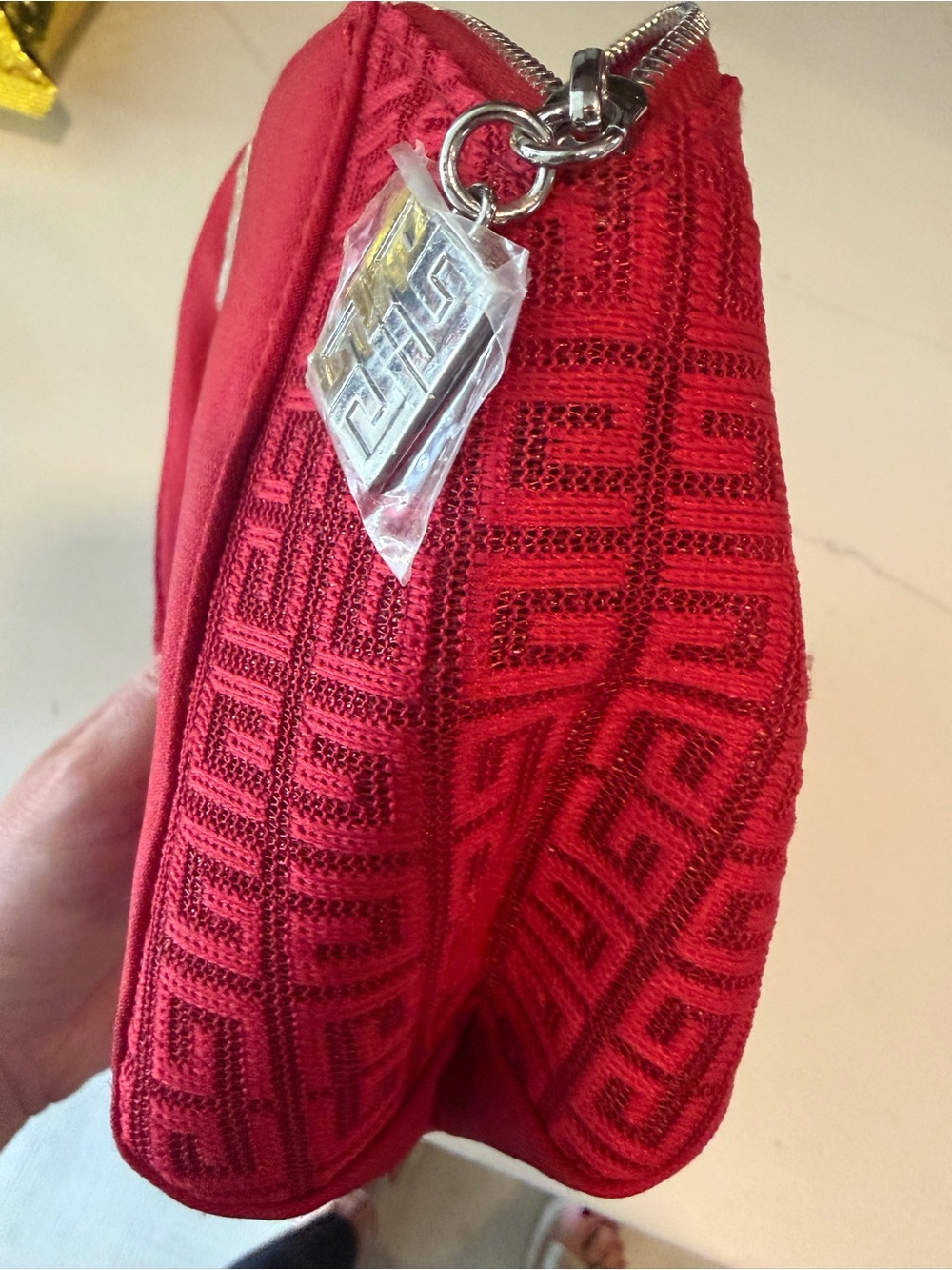 Givenchy Red Logo Cosmetic Pouch - Picture 4 of 5